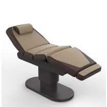 Massageliege Wellnessliege 010869 dunkelbraun/beige
