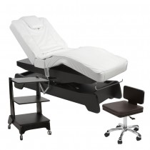 950208 Massagekabine schwarz / weiß