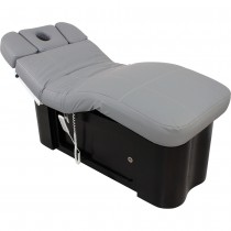 L20895 Wellness- Massageliege grau / schwarz