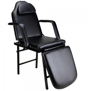 Tragbarer Tattoo-Stuhl / Kosmetikliege 105261b schwarz