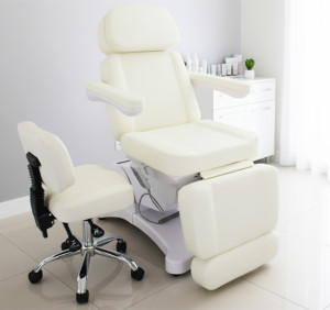 Kosmetikkabine – vollelektrisch, ergonomisch, modern, perlweiß 907701