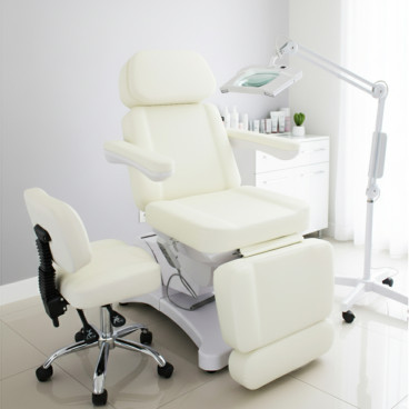 Kosmetikkabine – vollelektrisch, ergonomisch, modern, perlweiß 907701a