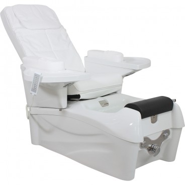 F04125M Fußpflegesessel elektrisch mit Rückenmassagefunktion weiß